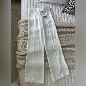 Zara White Wide Leg pants
